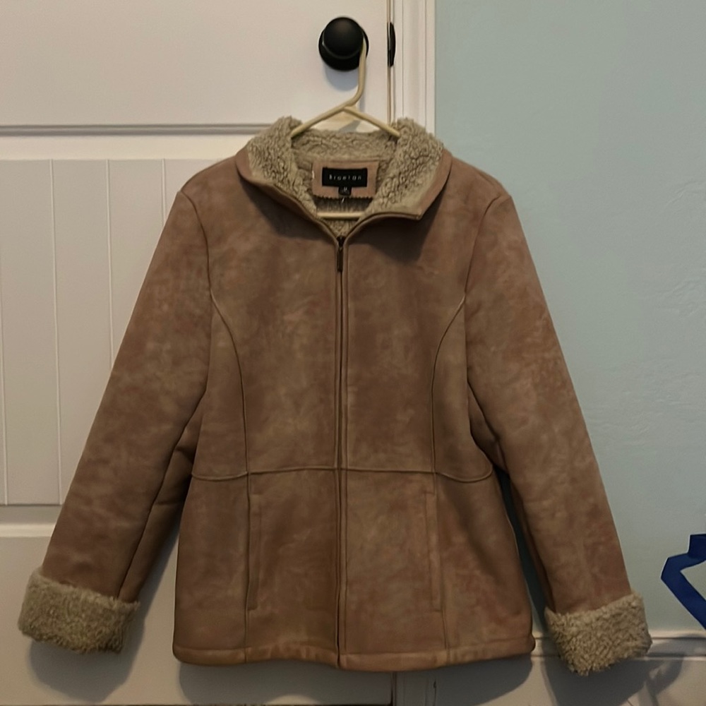 Faux Suede Brown coat